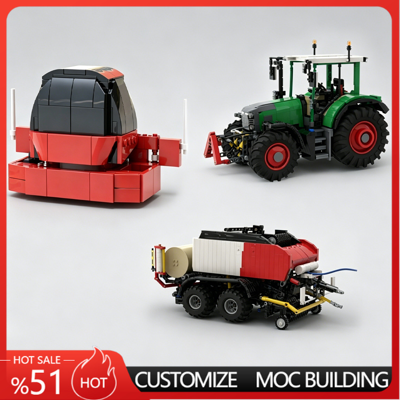 Agriculture Farming Education - NUOVO Trattore Agricolo Verde con Rimorchio